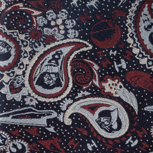 Load image into Gallery viewer, Star Wars Darth Vader Navy Multicolored Paisley Tie
