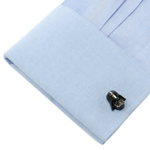 Load image into Gallery viewer, Star Wars Darth Vader Satin Black 3DCufflinks
