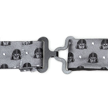 Load image into Gallery viewer, Star Wars Darth Vader Gray Polka Dot Bow Tie and Pocket Square Gift Set
