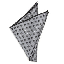Load image into Gallery viewer, Star Wars Darth Vader Gray Polka Dot Bow Tie and Pocket Square Gift Set

