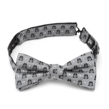Load image into Gallery viewer, Star Wars Darth Vader Gray Polka Dot Bow Tie

