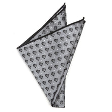 Load image into Gallery viewer, Star Wars Darth Vader Gray Polka Dot Pocket Square
