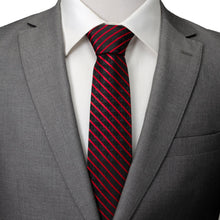Load image into Gallery viewer, Star Wars Darth Vader Red and Black Striped Tie
