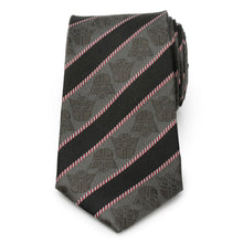 Load image into Gallery viewer, Star Wars Darth Vader Black and Gray Striped Tie
