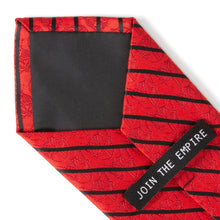 Load image into Gallery viewer, Star Wars Darth Vader Red and Black Striped Tie
