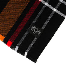 Load image into Gallery viewer, Star Wars Darth Vader Black Tartan Scarf
