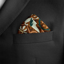 Load image into Gallery viewer, VDP Biltmore Renaissance Revival Brown Pocket Square
