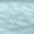 Crescent Vermeil Necklace